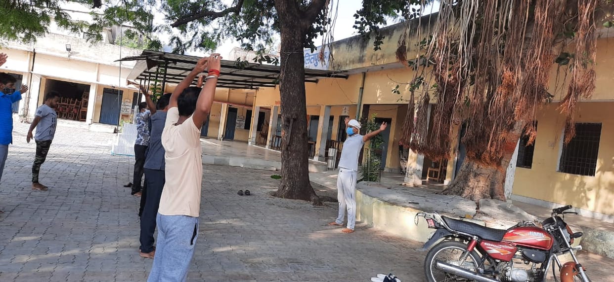 international yog day clebrated