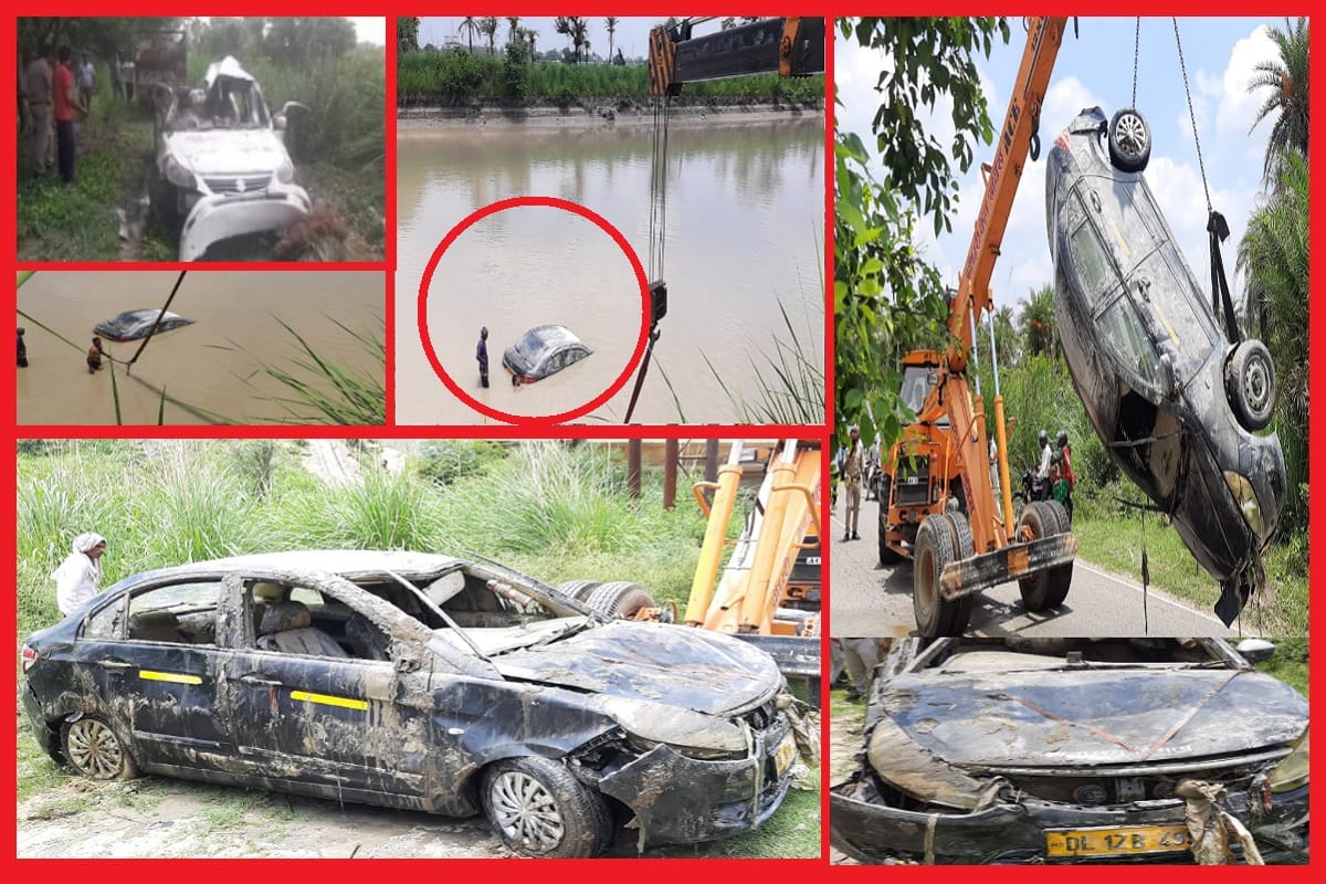 UP News: Two people were died by drowned in the canal and now the body and car have been found in river at Muzaffarnagar