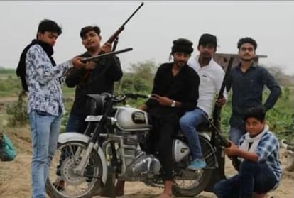 Six arrested in display of arms on social media, seven including three sons of Pradhan absconding