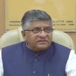 केंद्रीय मंत्री रविशंकर प्रसाद।
