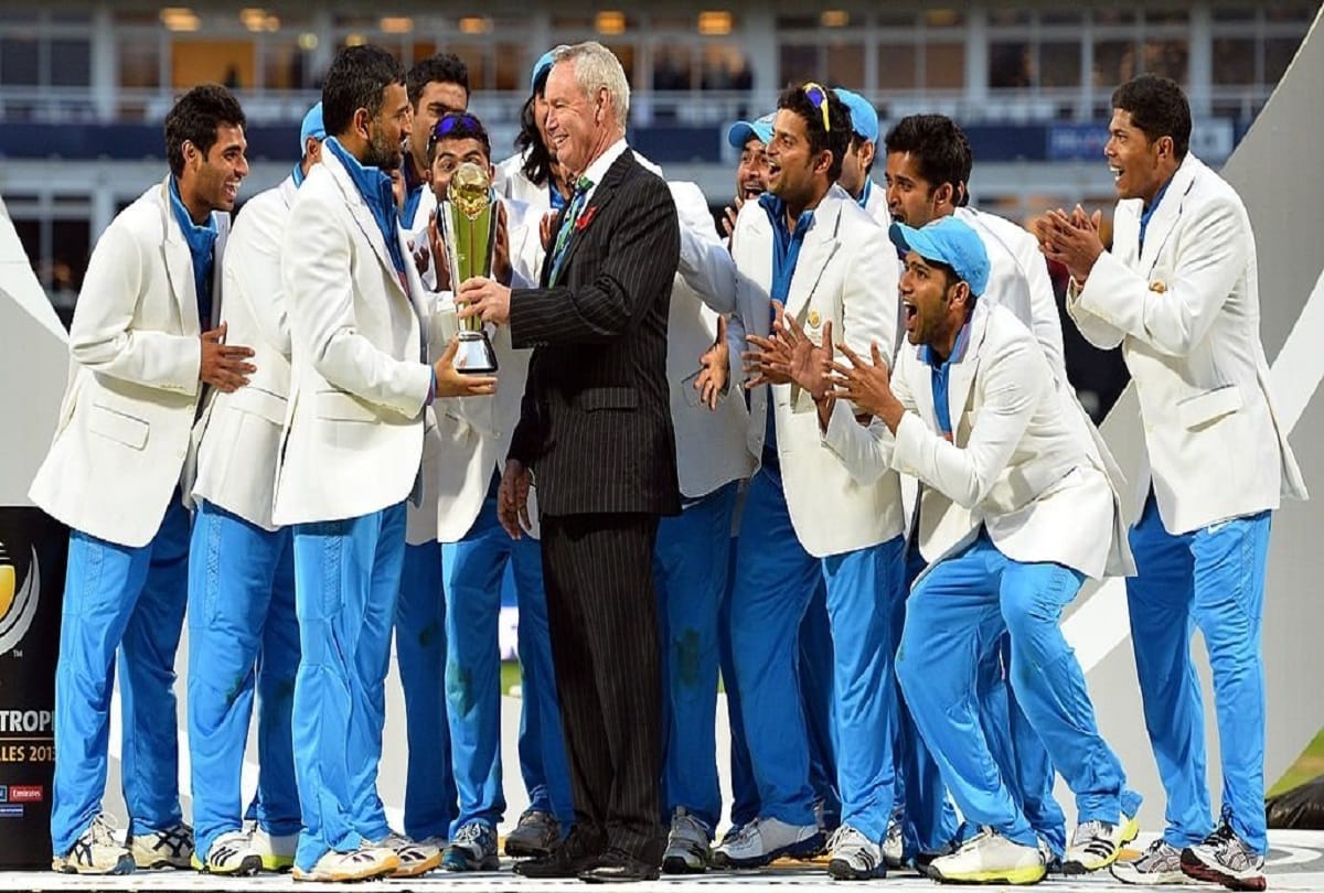 on this day 23 Jun 2013 MS Dhoni led team india beat englanad by runs and won icc champions trophy