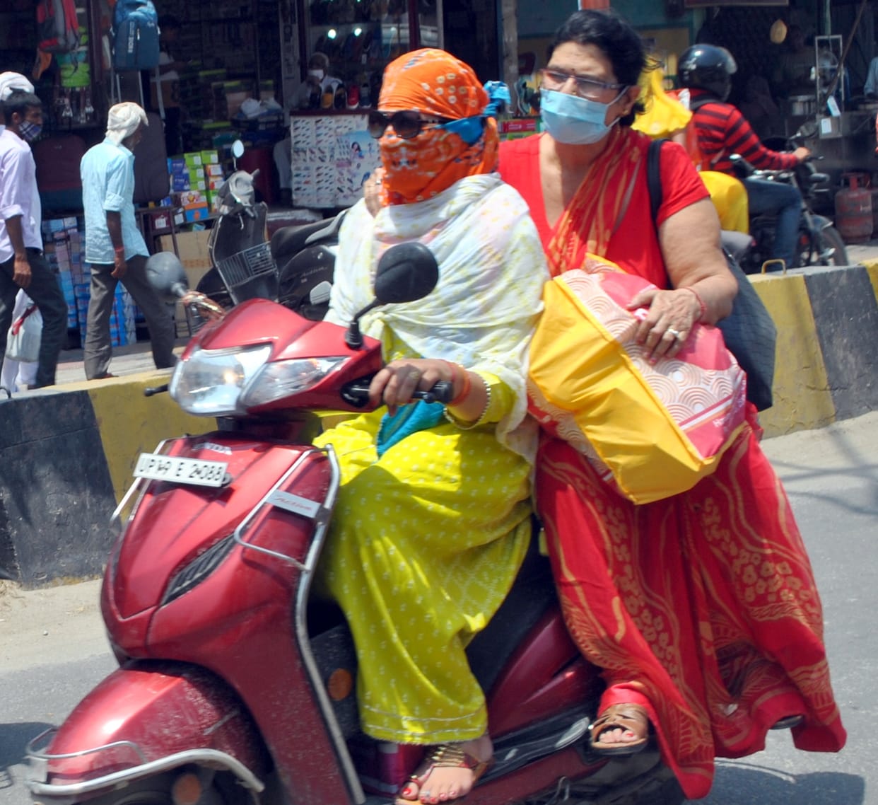 people are suffering from the sun