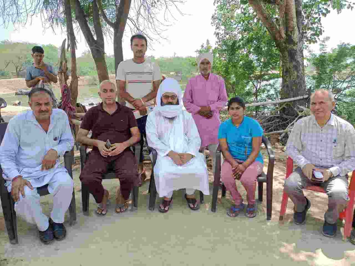 Sant Jasdeep Singh will build the house of international player Sunita , Yamunanagar