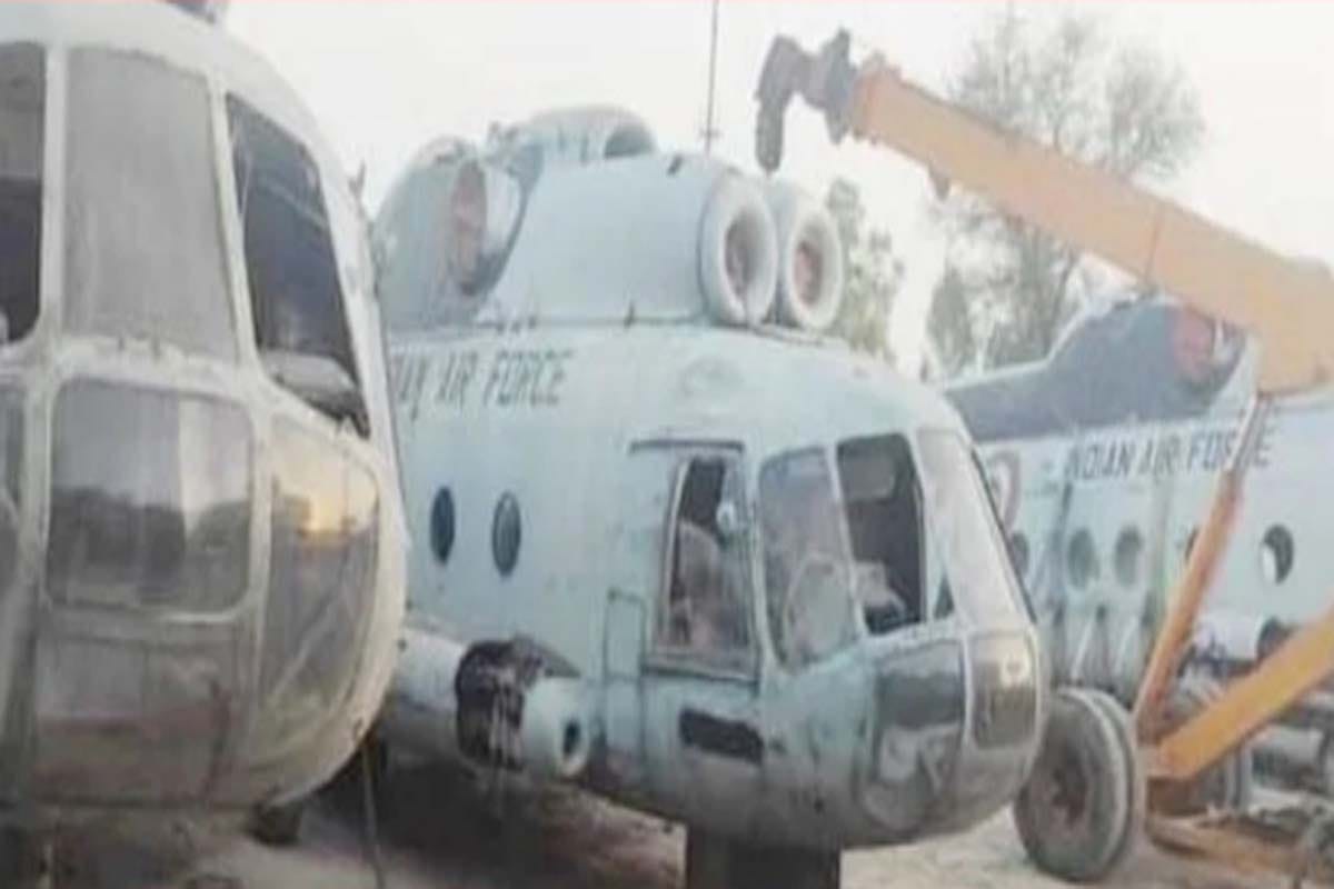 Saharanpur: Punjab ragman bought six Air Force old helicopters in an online auction from Air Forces Delhi Headquarters