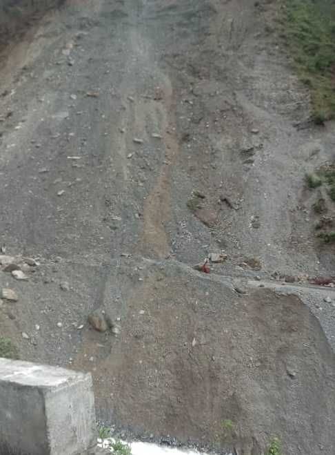 baghar road closed for a week, population of two thousand troubled