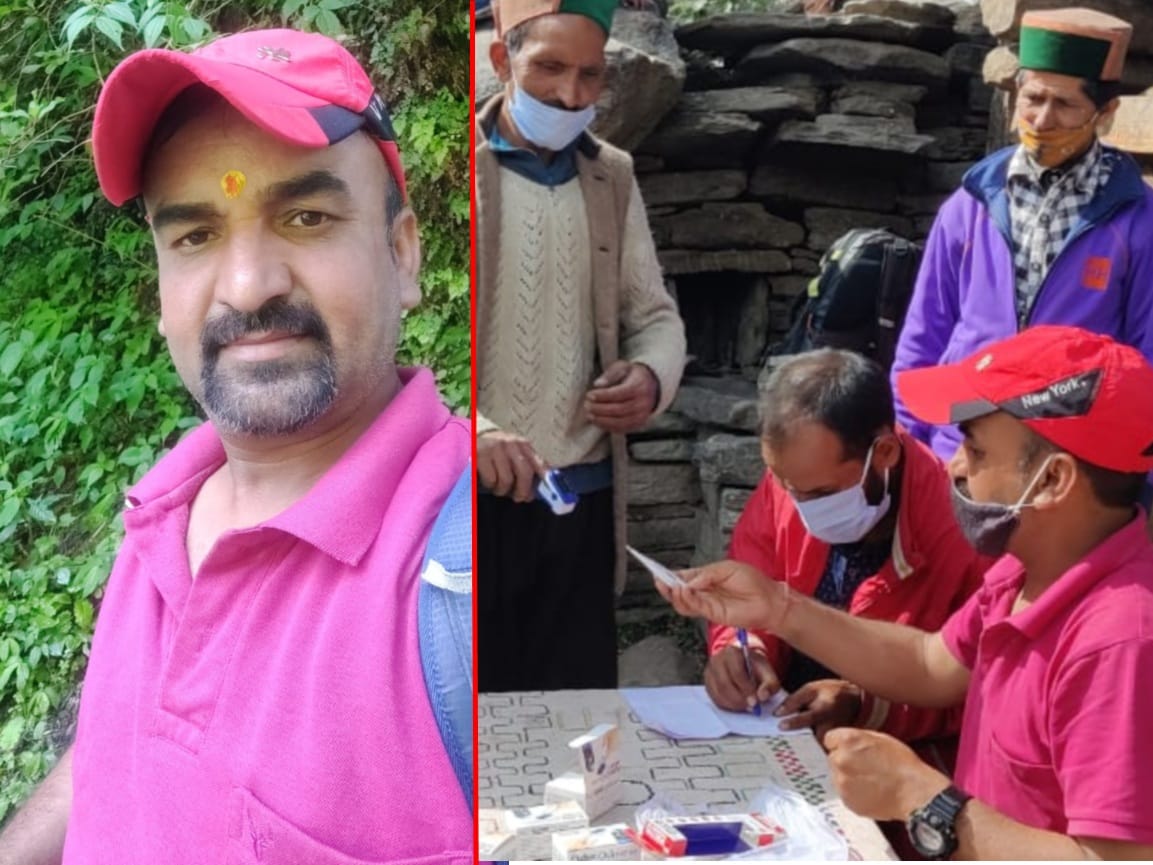 amar uajal vaccination campaign : chain singh left his job and involve in vaccination awareness