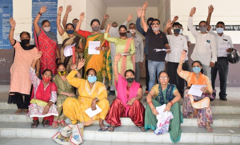 People Protested Over Ration Card