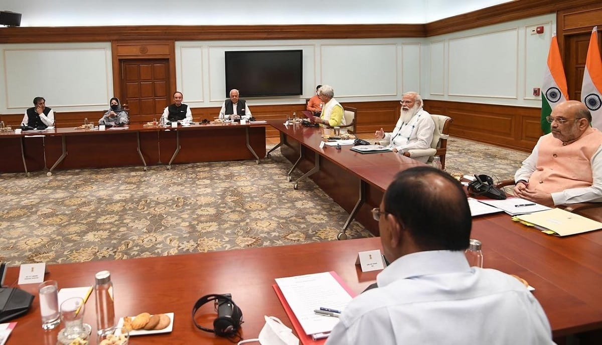 Jammu Kashmir: PM Narendra Modi meeting with leaders of Gupkar alliance