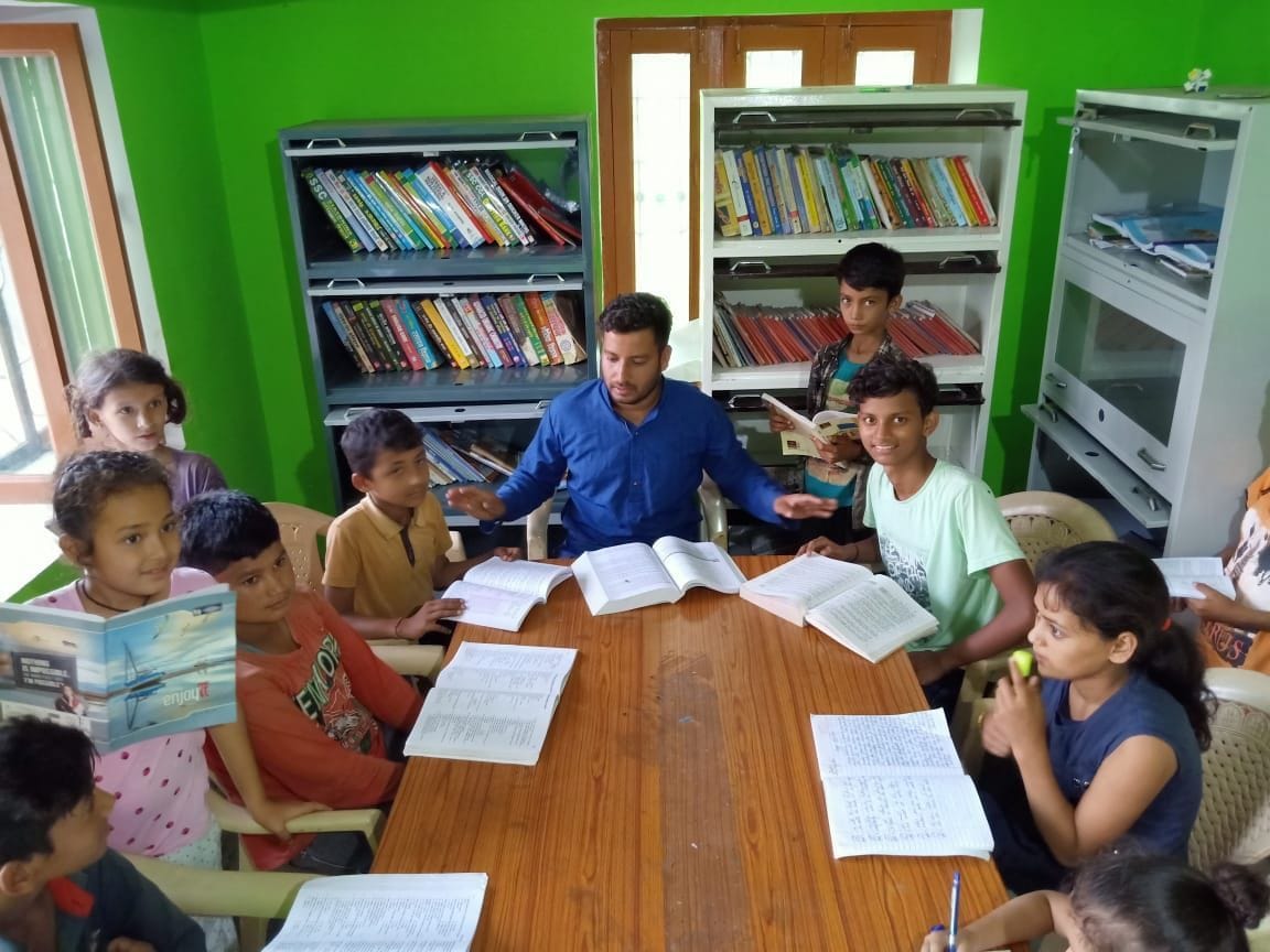 Library opened in remote Salli village during the Corona period