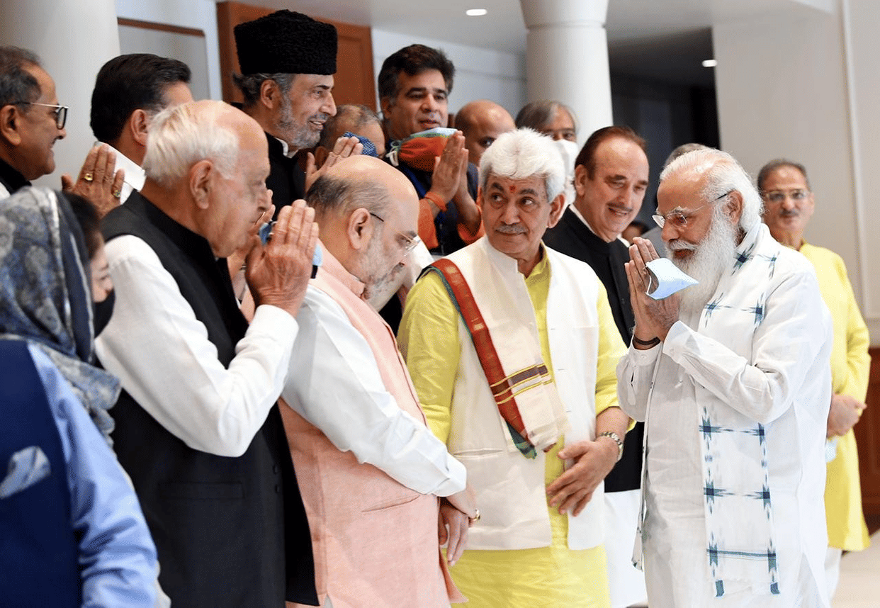 live news jammu kashmir all party meeting in delhi with pm modi