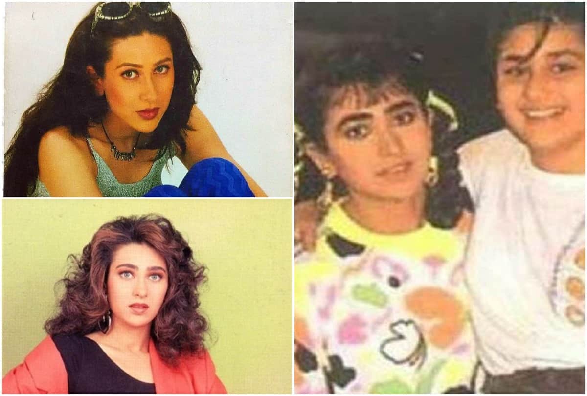 karishma Kapoor looked like her debut days see her beautiful style from childhood to films