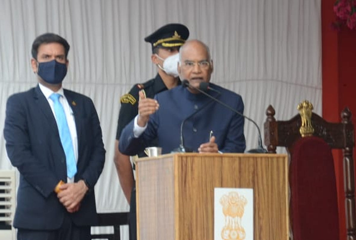 President Kovind Kanpur Visit: President gave a big statement in Jhinjhak
