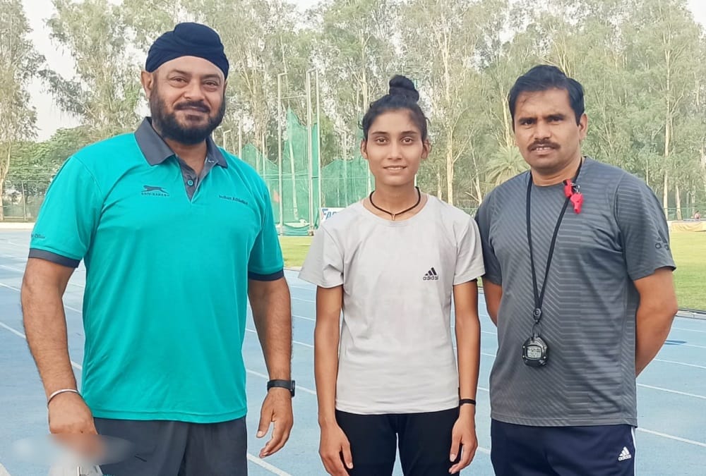 Inter State Senior Athletics Championships: Golden Girl Ankita won medals by practicing on fields and roads
