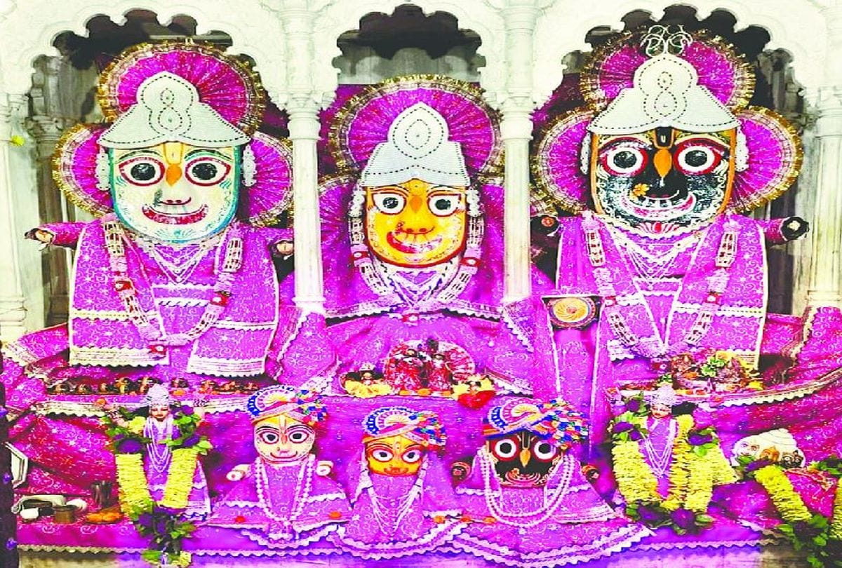 Mathura: Indigenous treatment of Lord Jagannath, who was in the grip of heat, started