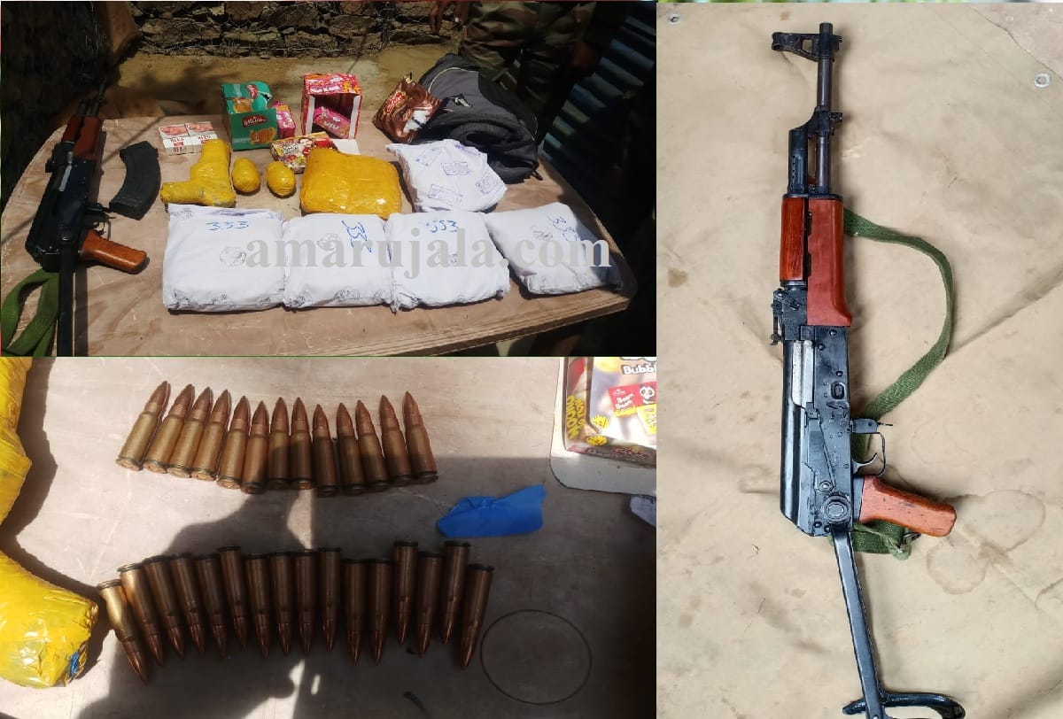 Kupwara Police along with Army and BSF foiled infiltration bid at Tangdhar Heroin worth Rs 30 Cr weapons recovered