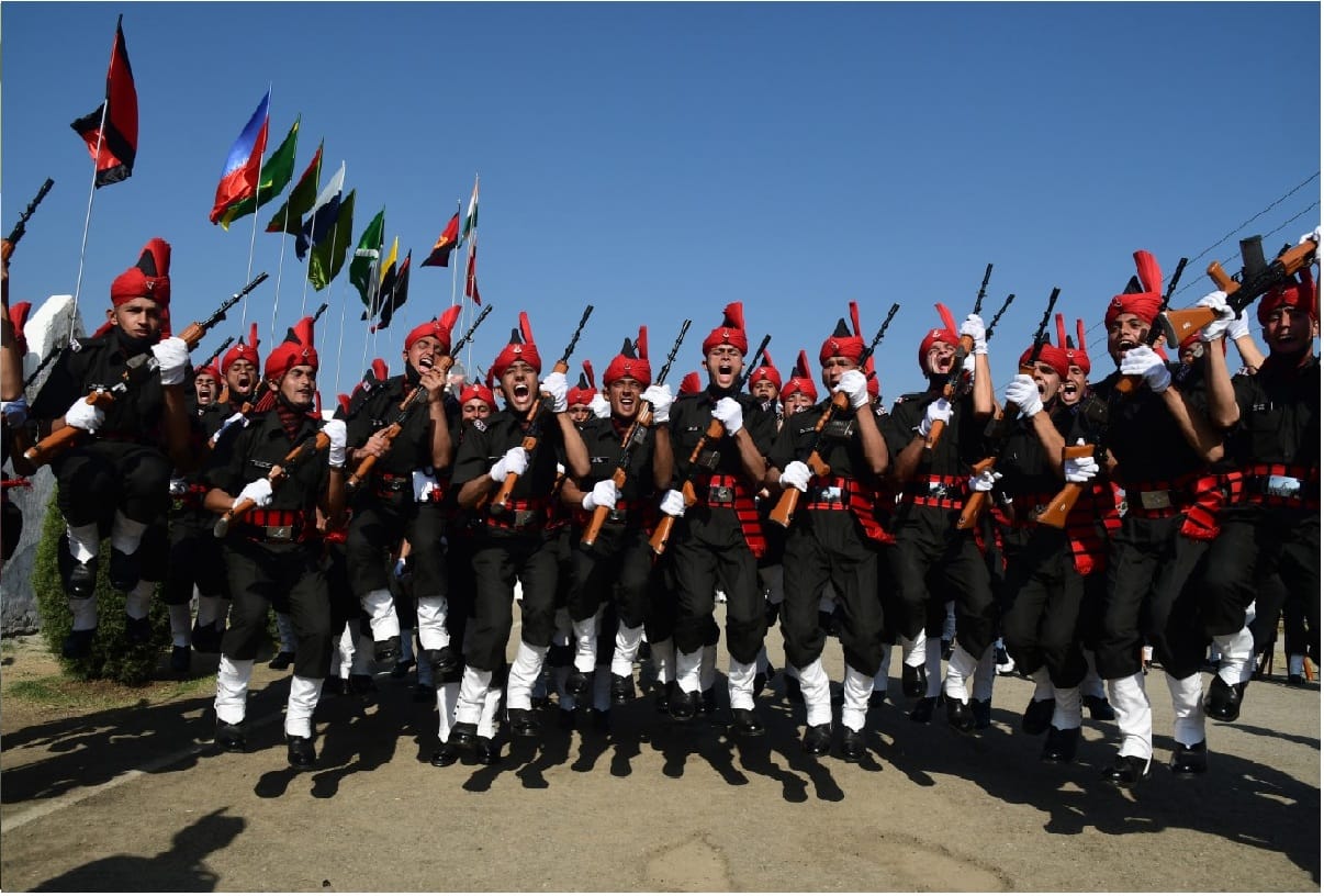 Passing out parade of 614 cadets from Jammu and Kashmir Light Infantry in Srinagar