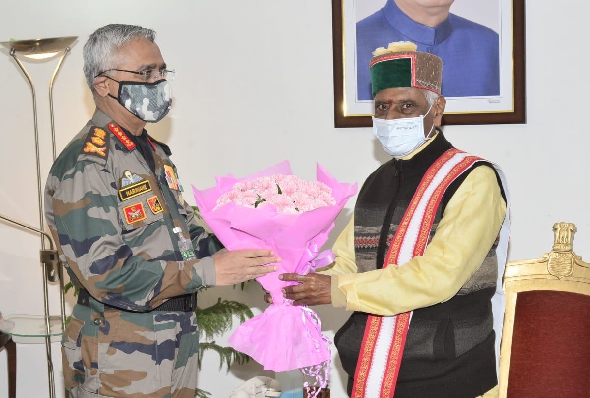 army chief manoj mukund naravane meets governor bandaru dattatreya in shimla