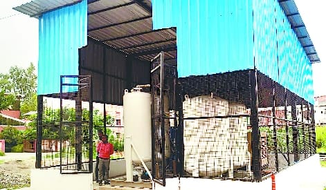Oxygen plant started in three hundred bed hospital