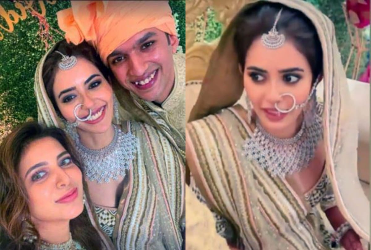 Divya Drishti fame Sana Sayyed got married to boyfriend Imaad Shamsi photos goes viral