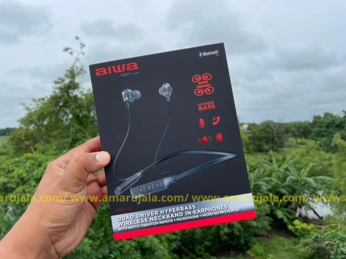 Aiwa ESBT 460 Review in India a good wireless neckband under Rs 3000