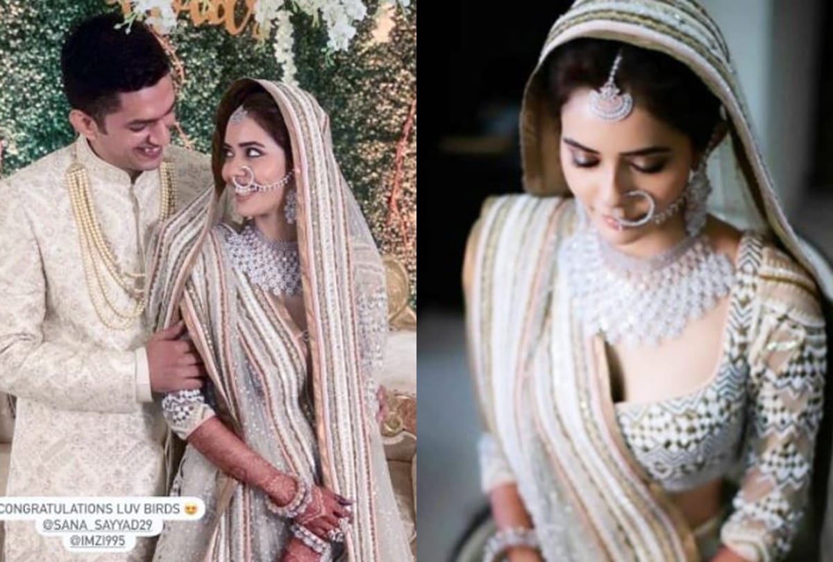 Divya Drishti fame Sana Sayyed got married to boyfriend Imaad Shamsi photos goes viral