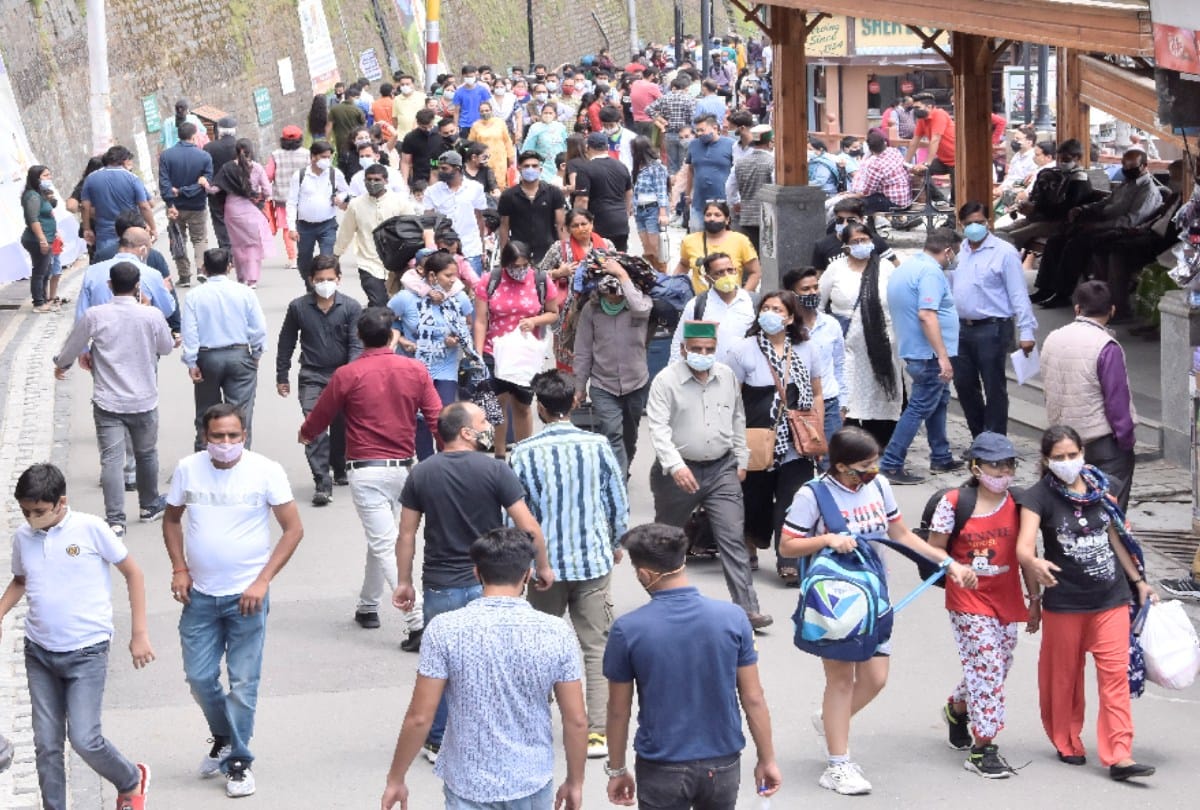 Himachal packed with tourists on the first weekend after the condition of e registration is removed