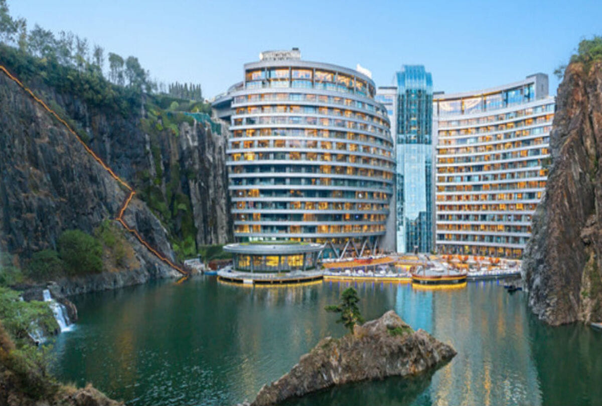 know about worlds first underground luxury hotel in china