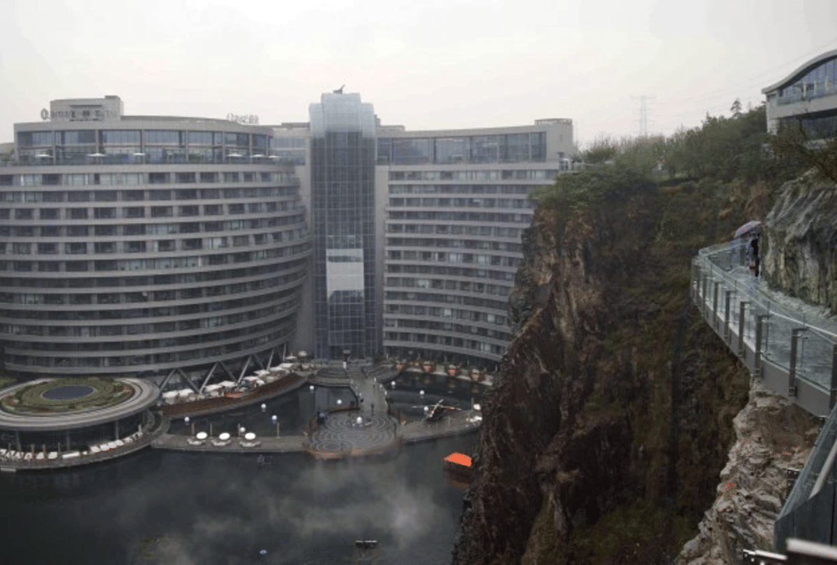 know about worlds first underground luxury hotel in china