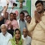 बागपत में रालोद प्रत्याशी ममता और उनके पति जयकिशोर
