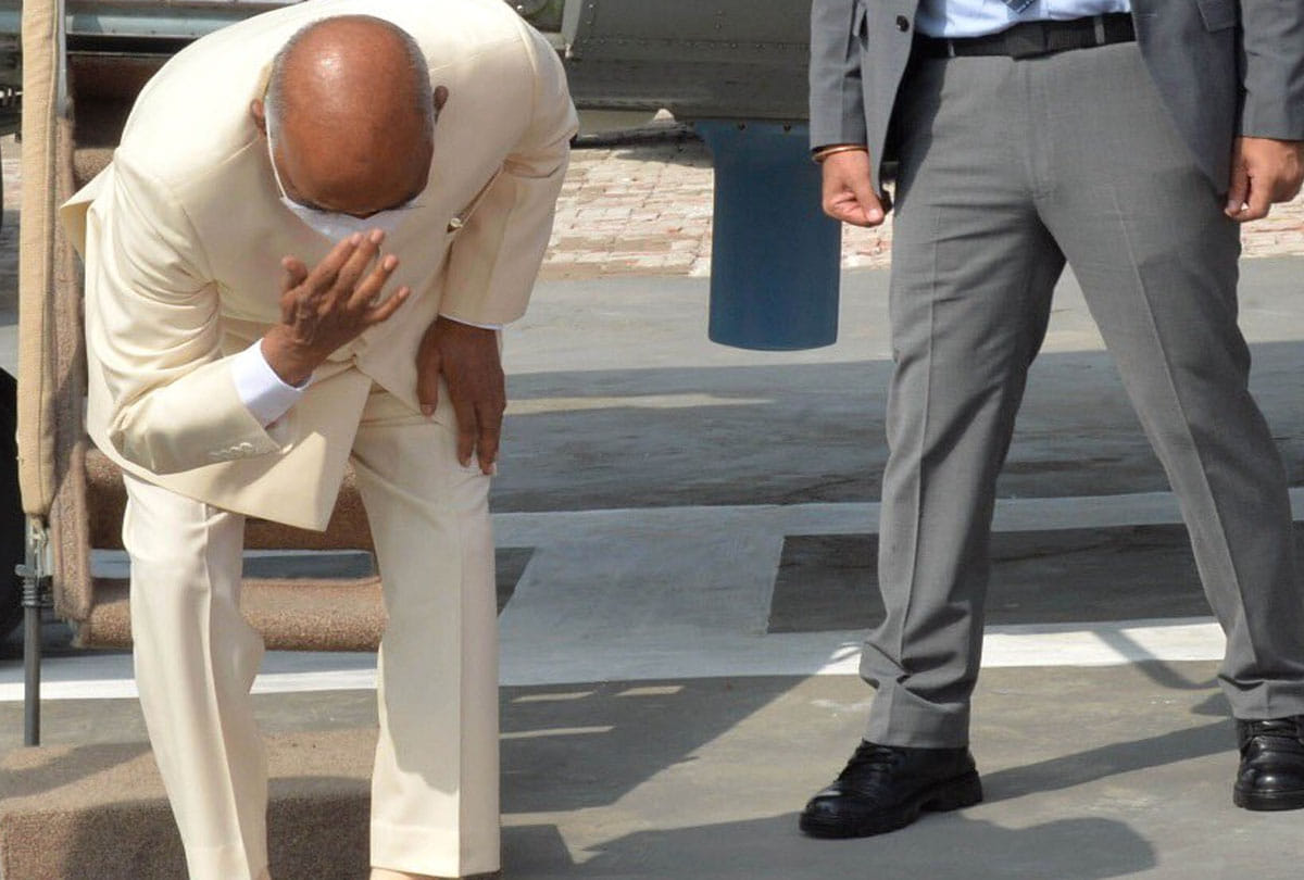 President Kanpur Visit: President reached home town village paraukh