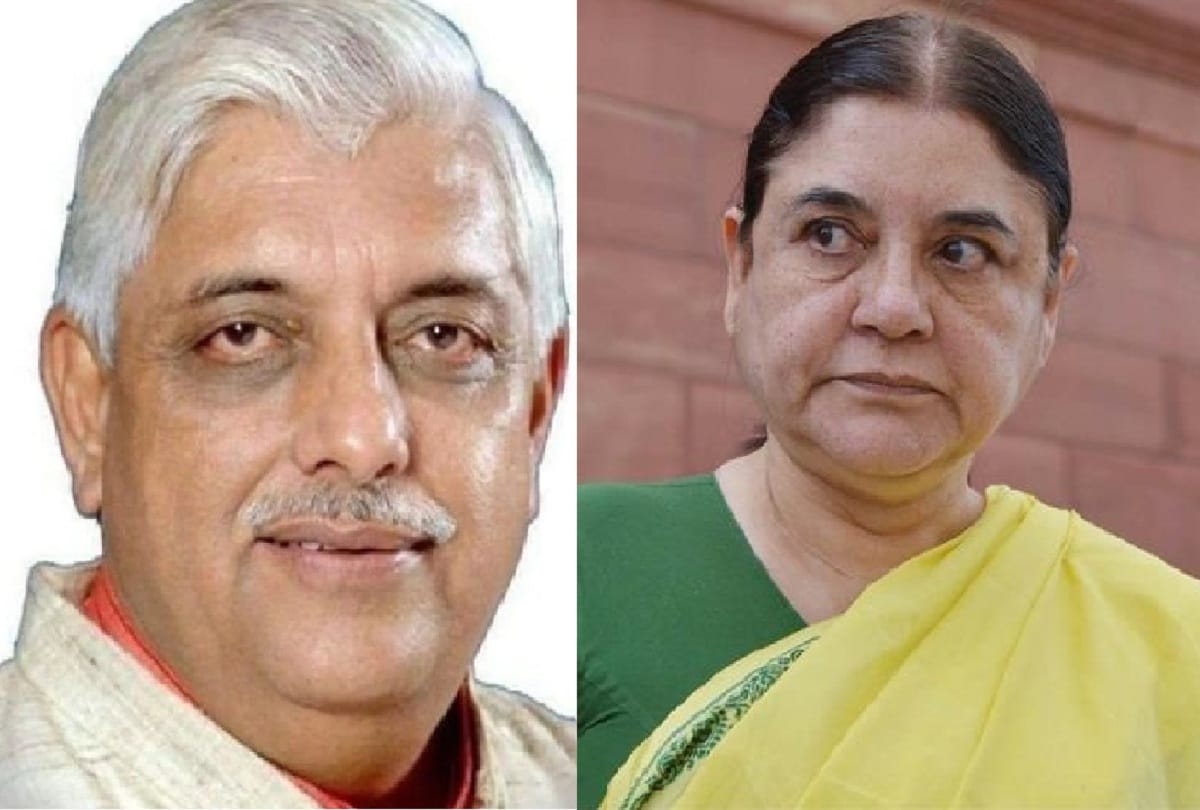 BJP MLA Ajay Vishnoi said abusive words to Maneka Gandhi