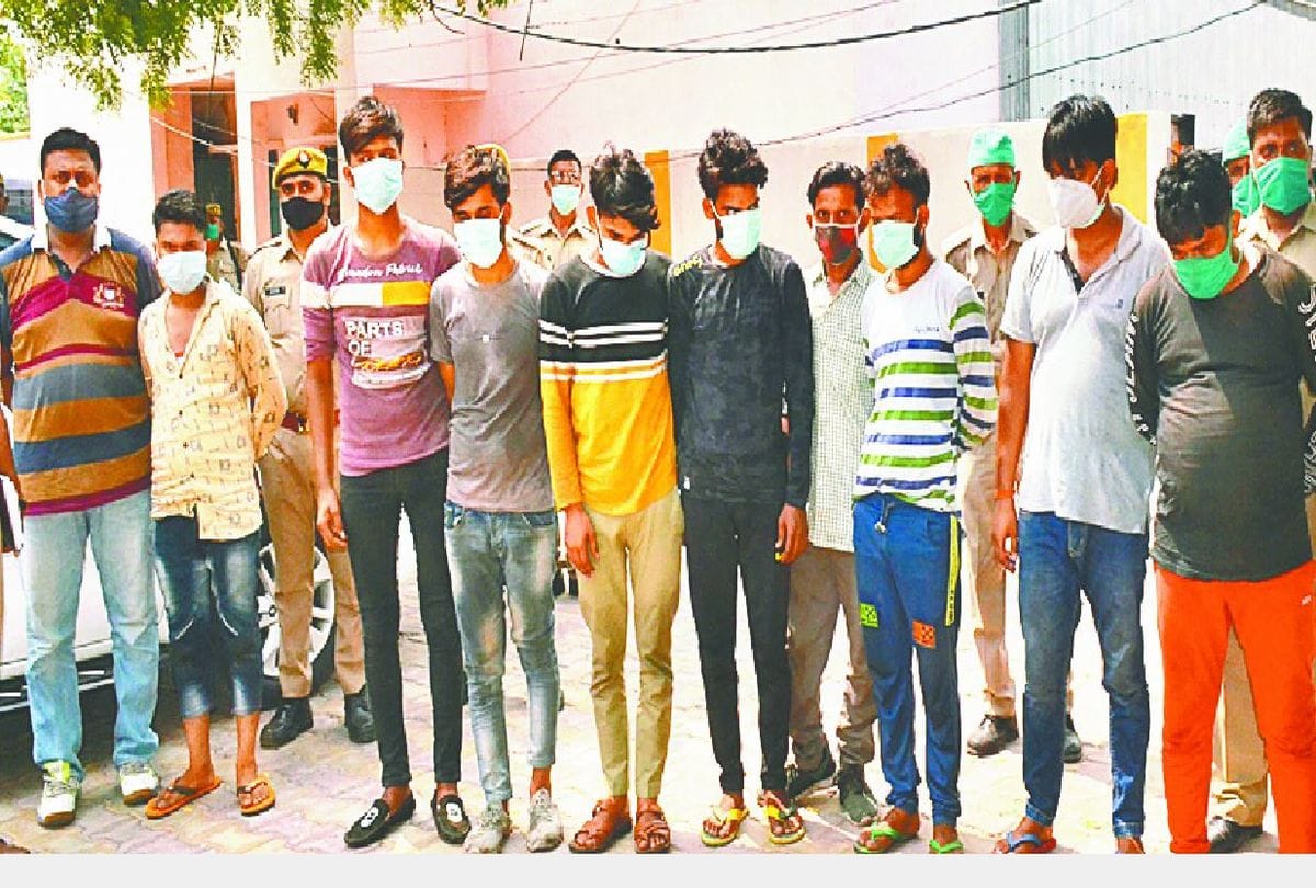 Police sent 11 accused to jail for duplicate oil making in agra