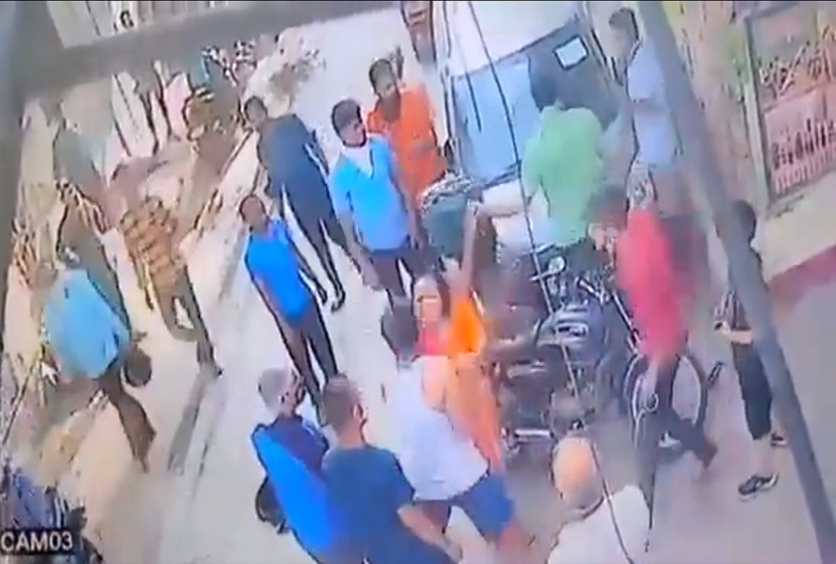 biker assaulted in road rage in Palam area allegedly their motorcycle brushed against a scooter 