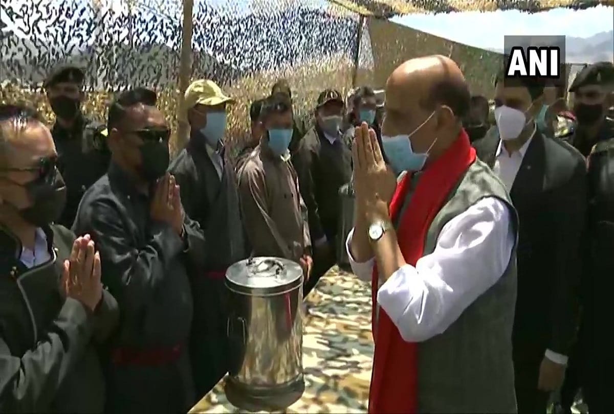 Defence Minister Rajnath Singh on three day Ladakh visit, Jammu airport Blast drone attack , Army Chief General MM Naravane