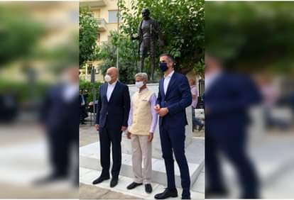 ग्रीस के विदेश मंत्री और एथेंस के मेयर के साथ एस जयशंकर