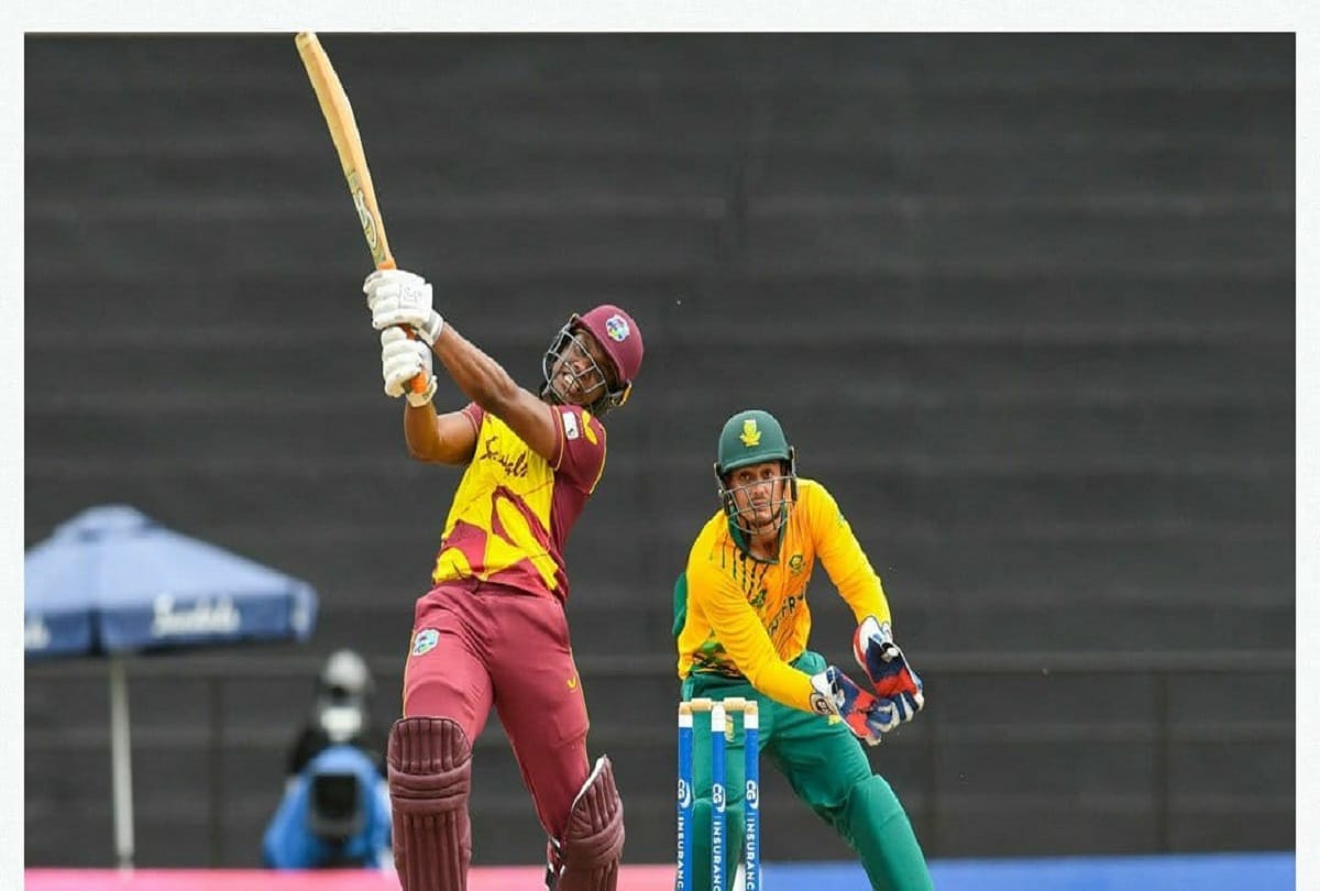 West Indies beat south africa by 8 wickets in frist T20 International evin lewis player of the match