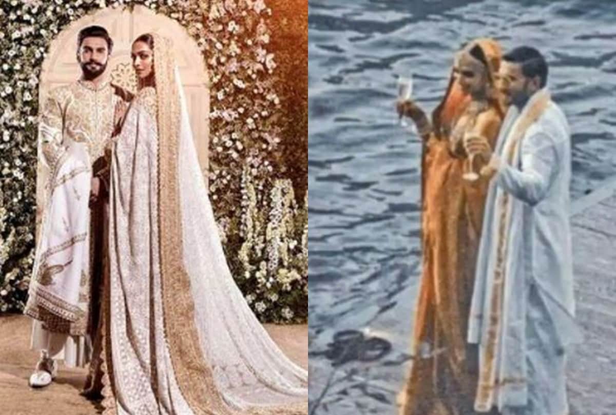 Ranveer Singh Deepika padukone unseen wedding photos goes viral on internet