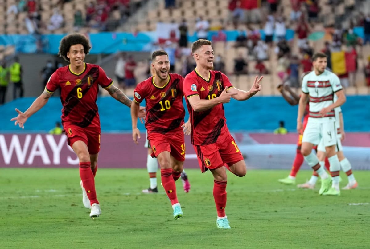 Belgium beat defending champion Portugal by 1-0 in Euro cup 2020 match to reach Quarterfinals