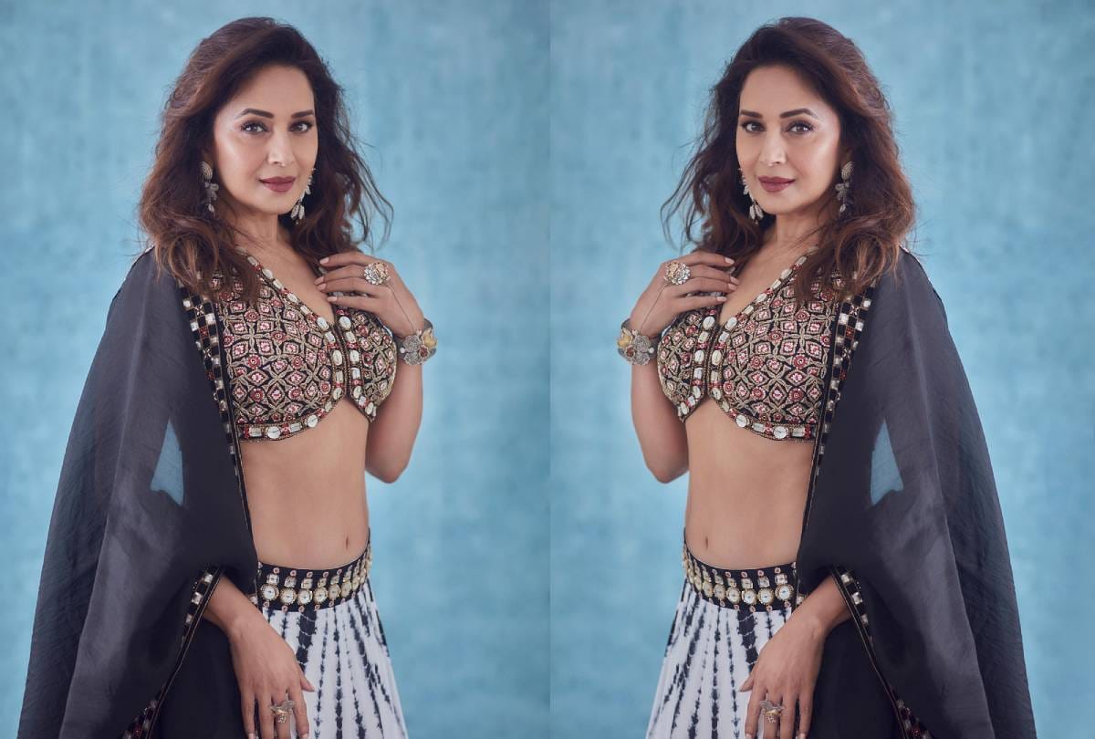 Fashion tips Madhuri Dixit carried a beautiful lehenga and the price was too high