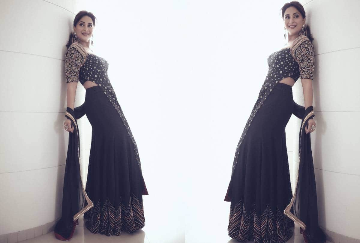 Fashion tips Madhuri Dixit carried a beautiful lehenga and the price was too high