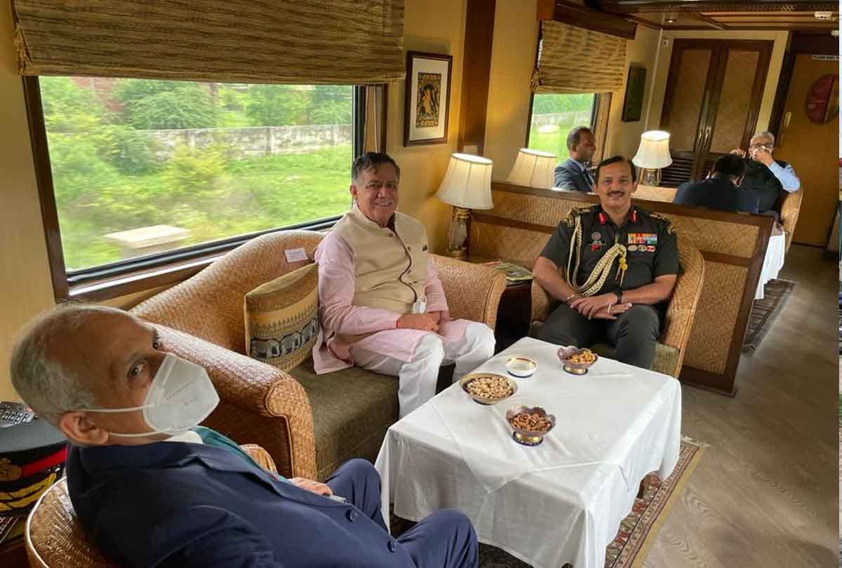 Inside Photo of The Royal Presidential Saloon Maharaja Express First Revealed