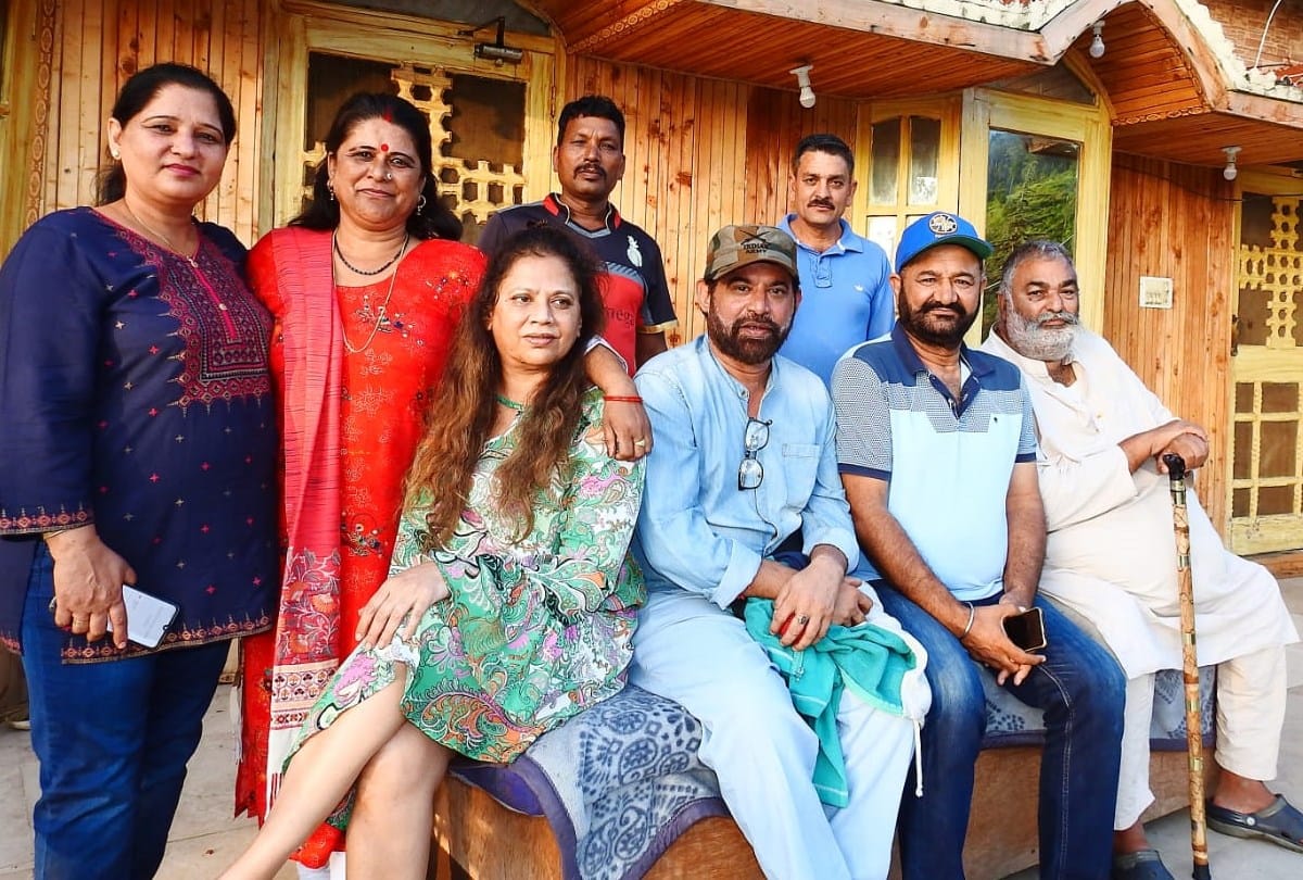 Former cricketer chetan sharma visited Rajgarh fagu shimla