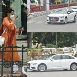 President Ramnath Kovind's daughter did shopping in hazratganj in lucknow.