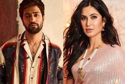 Katrina Kaif Vicky Kaushal wedding card leaked on social media bride and groom name written in golden color with floral border