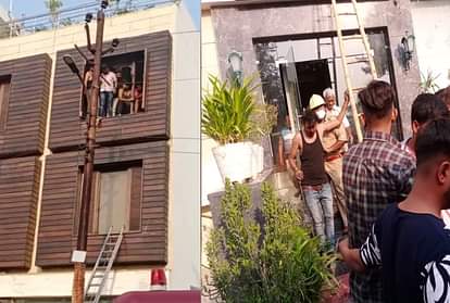 fire broke out in hotel: Police and fire brigade rescued six people