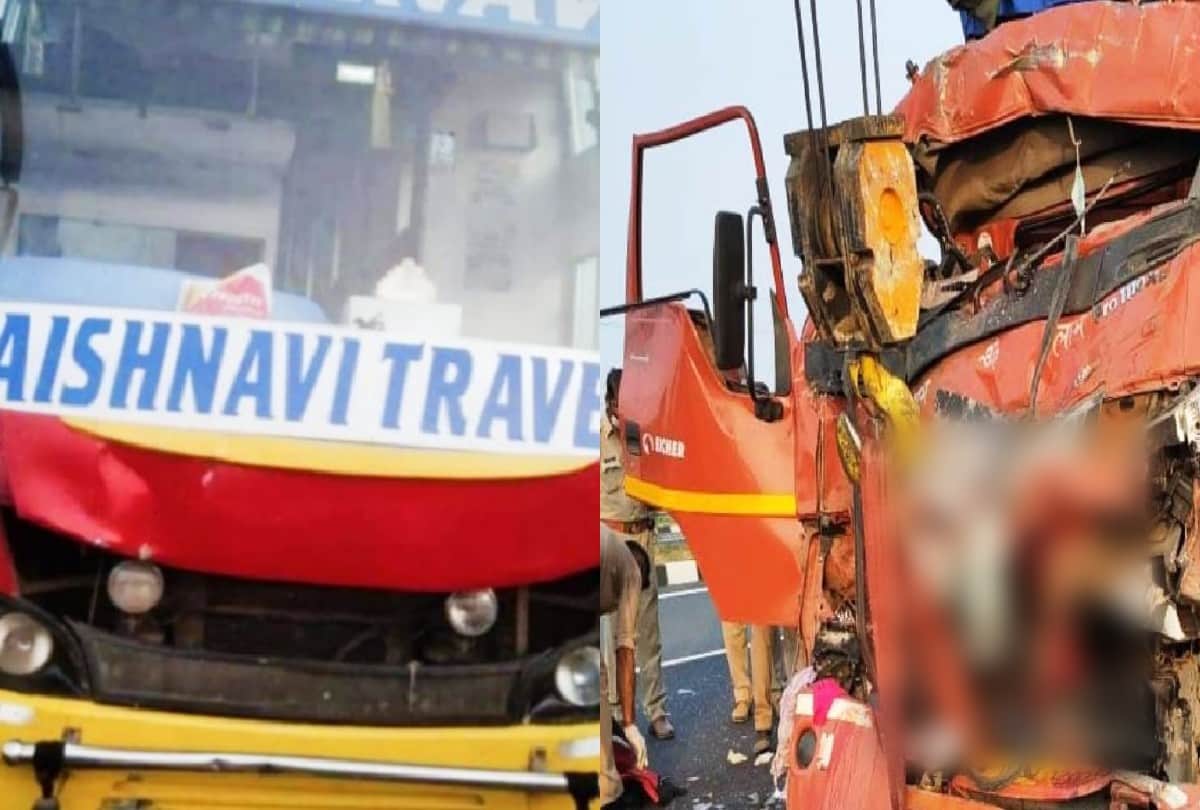 agra lucknow expressway bus accident due to driver negligence in Firozabad