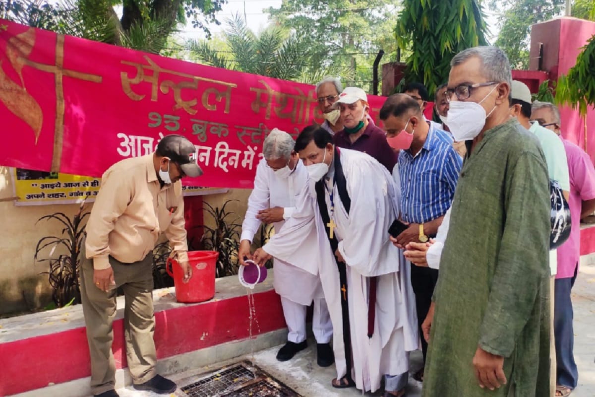 BJP MP Rajendra Agrawal launched Rain Water Harvesting System in Meerut