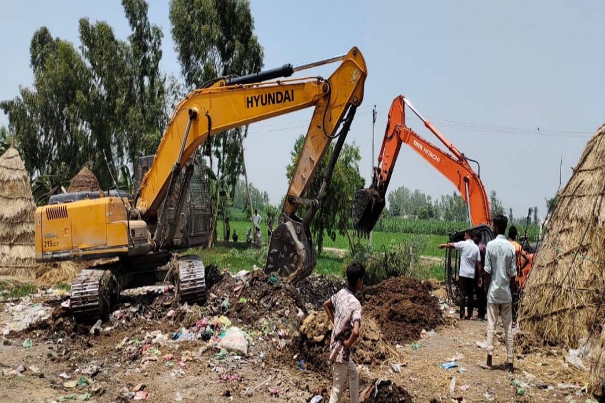 UP News: Excavation has started in Khokhar river in Shamli