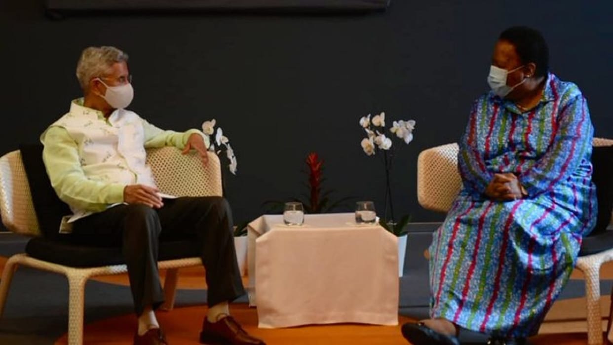 S Jaishankar holds discussions with EU official and Foreign Minister of South Africa