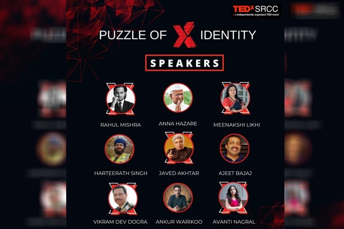 Tedx srcc event for youth Live : 9 speakers including anna hazare and javed akhtar, Meenakshi Lekhi,  ajit bajaj shri ram college of commerce